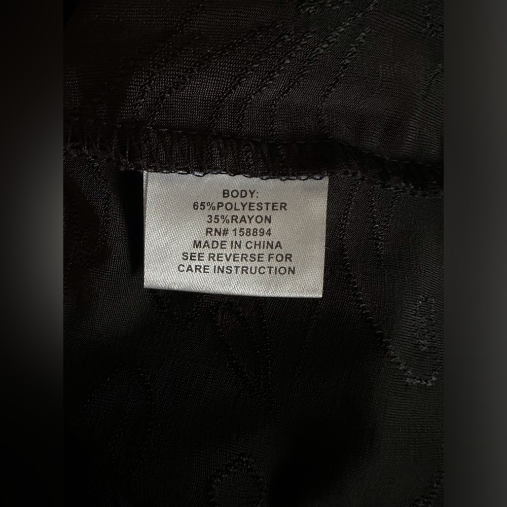 Shannon Ford Women’s Black 3/4 sleeve Blouse 1X - Picture 4 of 5